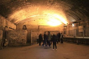 Underground - group in transhipment dock