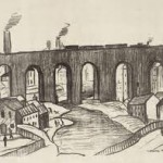 Stockport Viaduct by Lowry