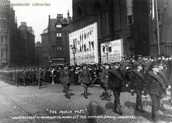 Great War - Manchester Regiment March Past 1915 March 21